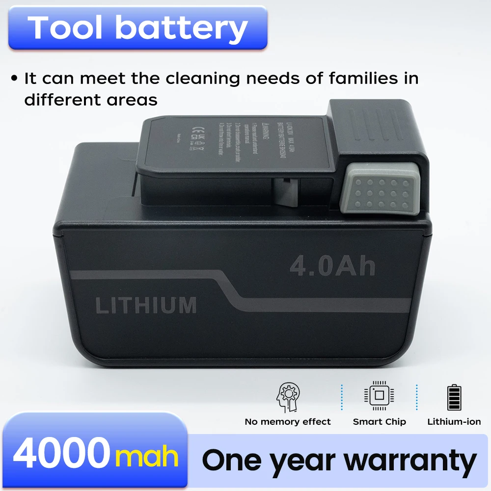 

BNN GJ- H00-BH25040-20.0V4.0AH 10 Replacement Battery For Hoover BH25040 BH15030 BH25030 BH15260PC ONEPWR Battery, Compatible