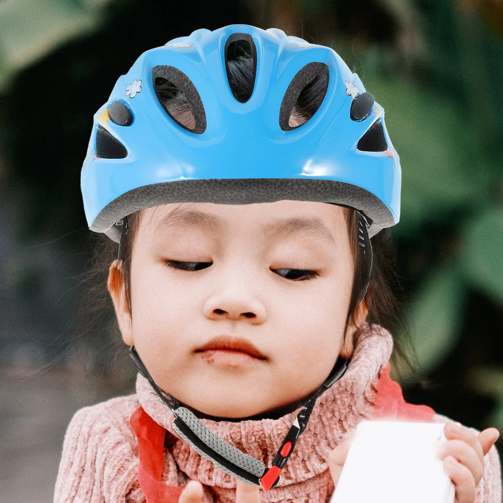 

Kids Skateboarding Lightweight Sponge PP Material Comfortable Breathable Design for Outdoor Sports Protector Blue Color for Kids