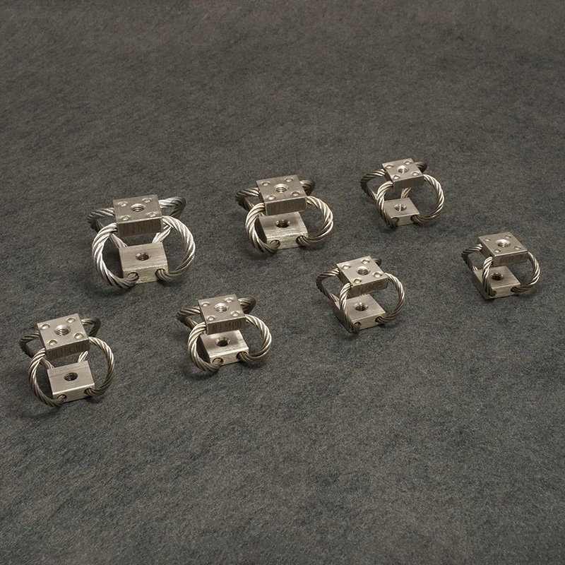 1PCS For RC UAV Photography Machine Stainless Steel Wire Rope Shock Absorber Aerial Gimbal Anti-vibration Damper Isolator