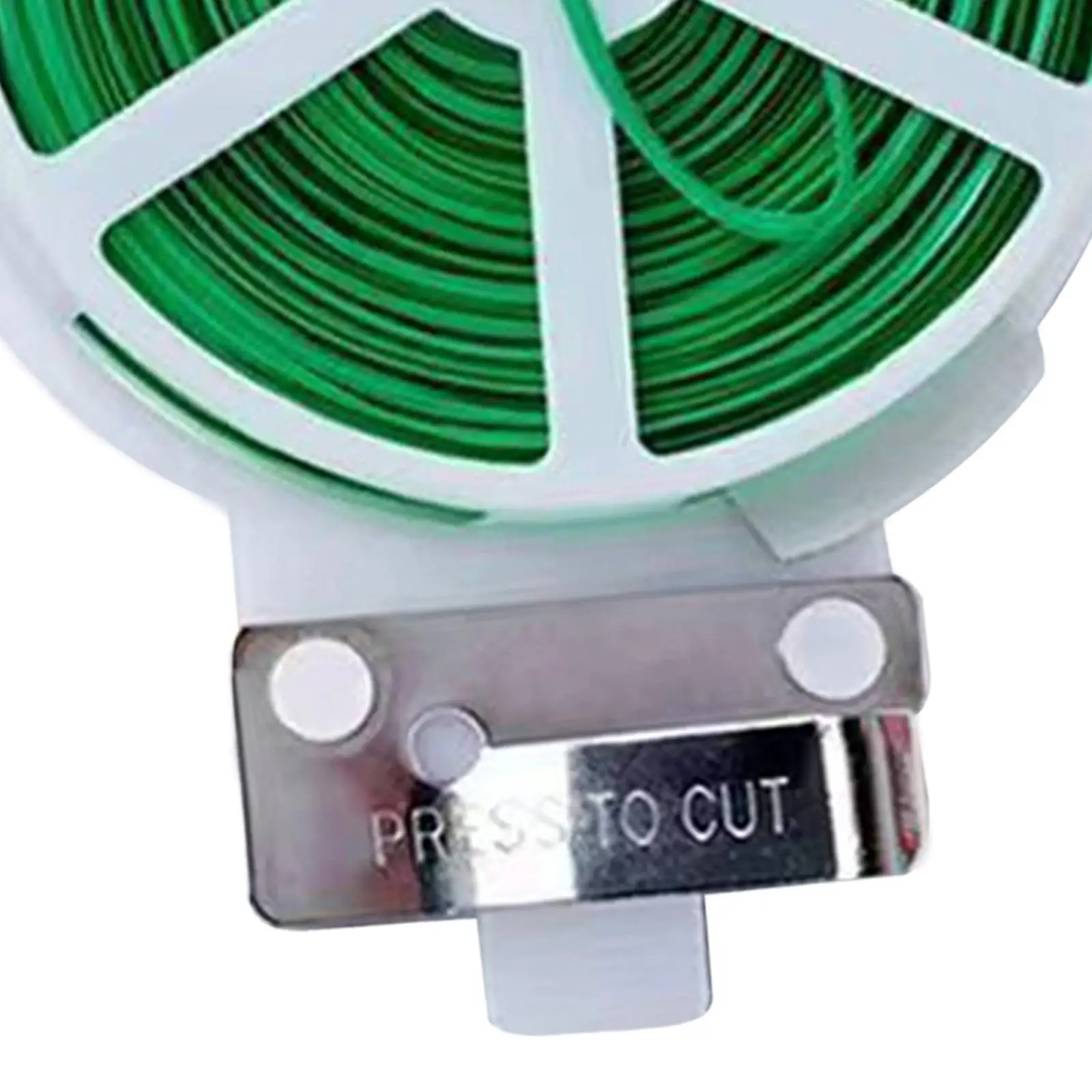 Green Twist Ties with Cutter Flexible Wire Twine Reusable Plant Support for Climbing Plants Gardening and Office Use