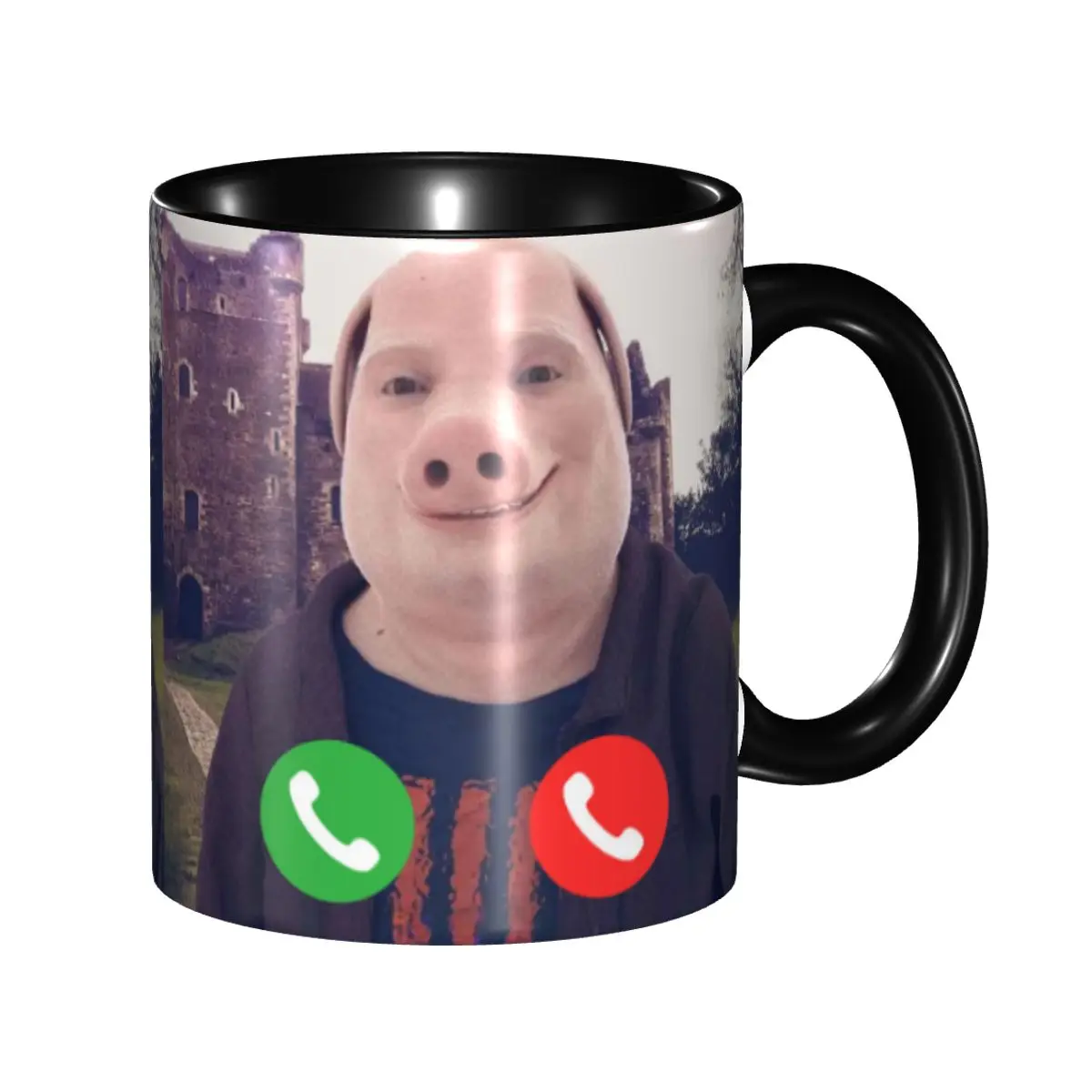 John Pork ruft Tassen, individuelle Keramik-Kaffeetasse, kreatives Geschenk