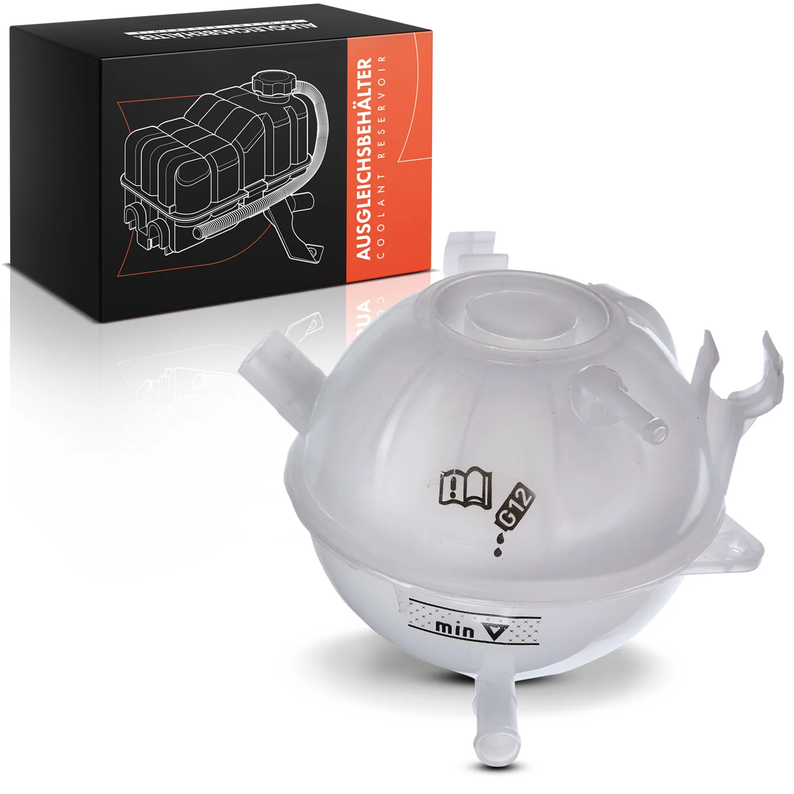 Frankberg 1x Compensatiecontainer Koelvloeistofcontainer voor VW Golf V VI Audi A3 Q3 TT Seat Skoda 1K0121407A 1K0121407