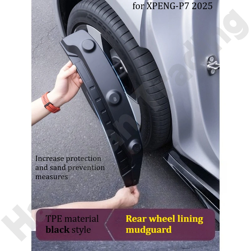 

для XPENG-P7 ‌ 2025 г. Крыло накладки заднего колеса/сдицинкованный барьер песчаника/модифицированные аксессуары