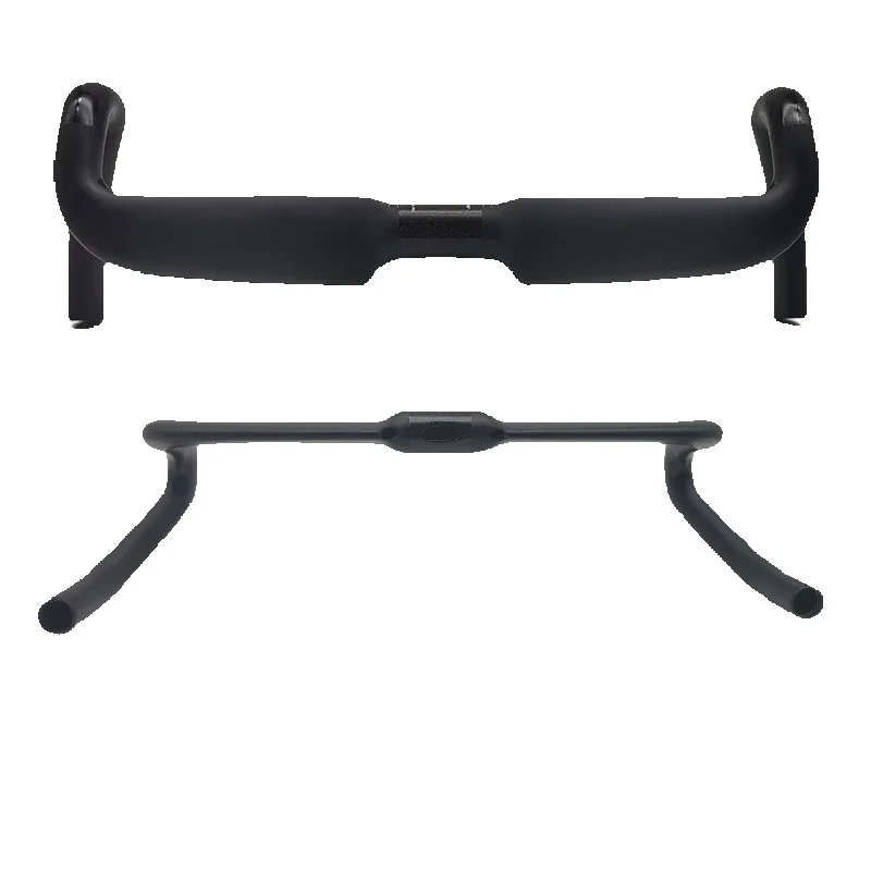 AliExpress samana Carbon Fiber Racing Bike Handlebars 31.8 Outward Angle Drop Bars for Gravel Bike All Internal Cables Lightweight Cycling Gear