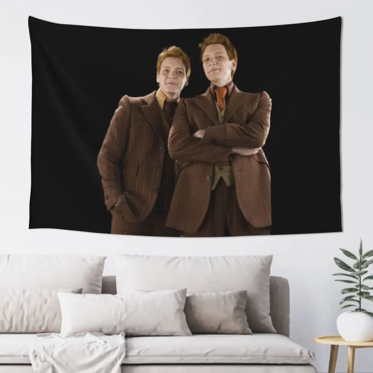 

Fred and George Weasley Tapestry Wall Art House Decoration Room Decor Cute Tapestry