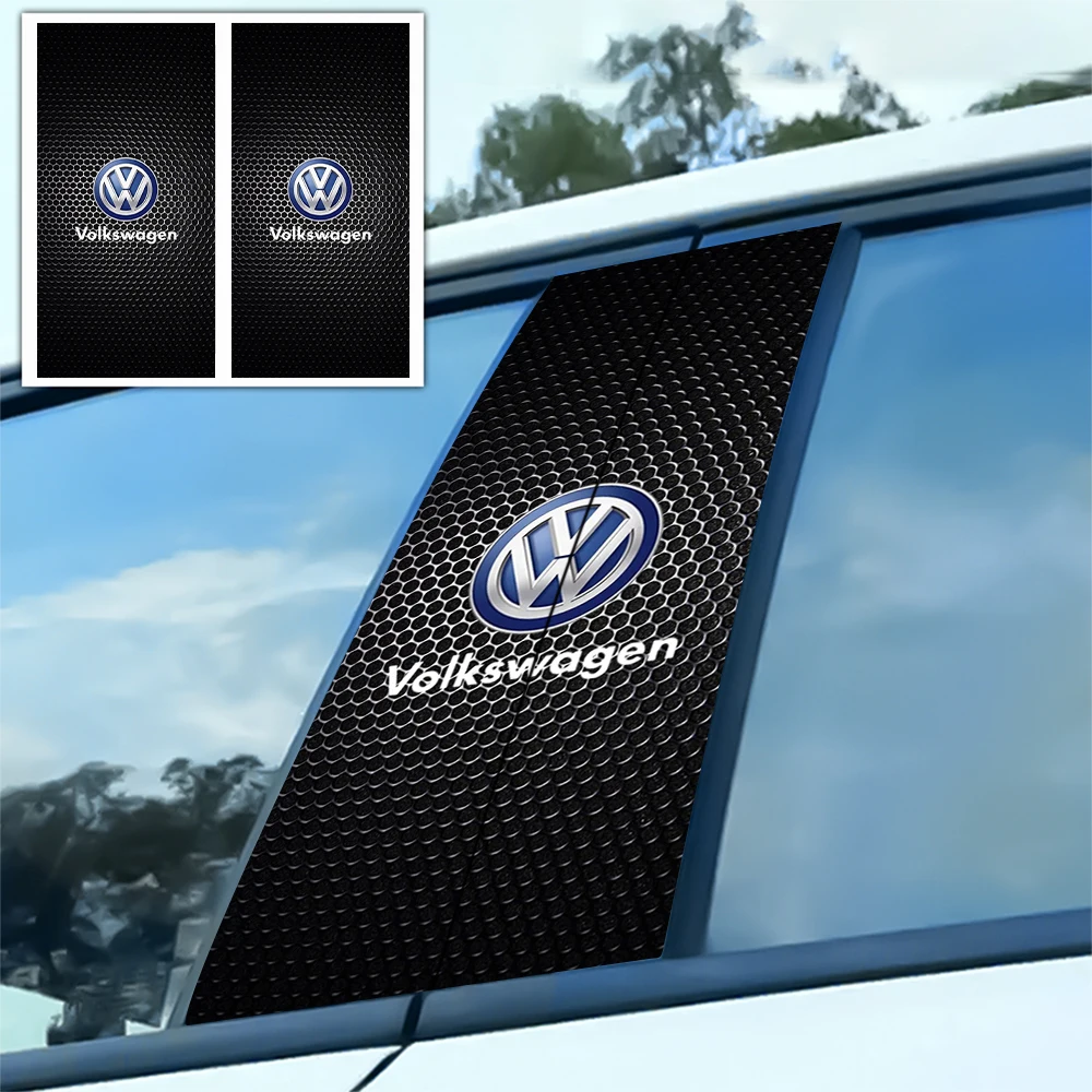 

Car Sticker Hub Caps Car Center Pillar Sticker Auto Door Decorative Stickers Auto Valve For Volkswagen VW GTI Caddy Golf 5 6 7 P
