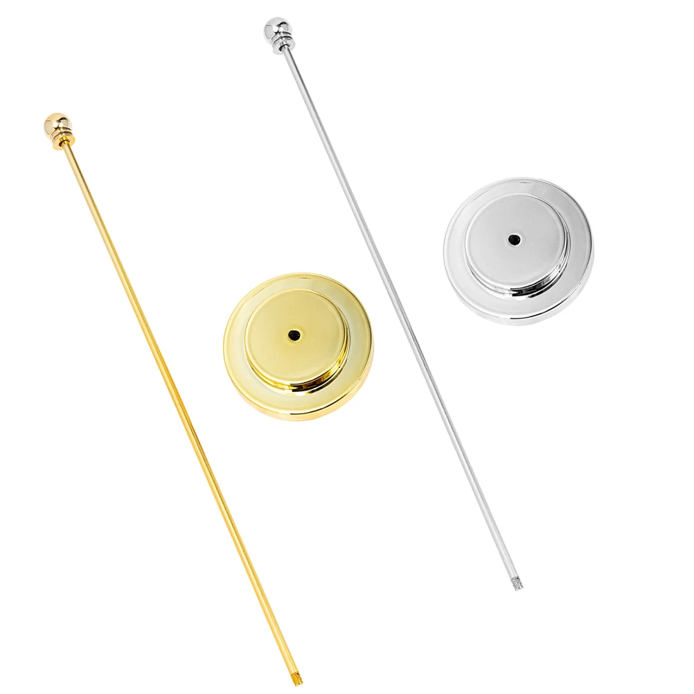 

2 Pcs Metal Flagpole Ornaments Durable Iron Material Suitable Size Home Office Classroom Use Wear Resistant Flag Pole Table