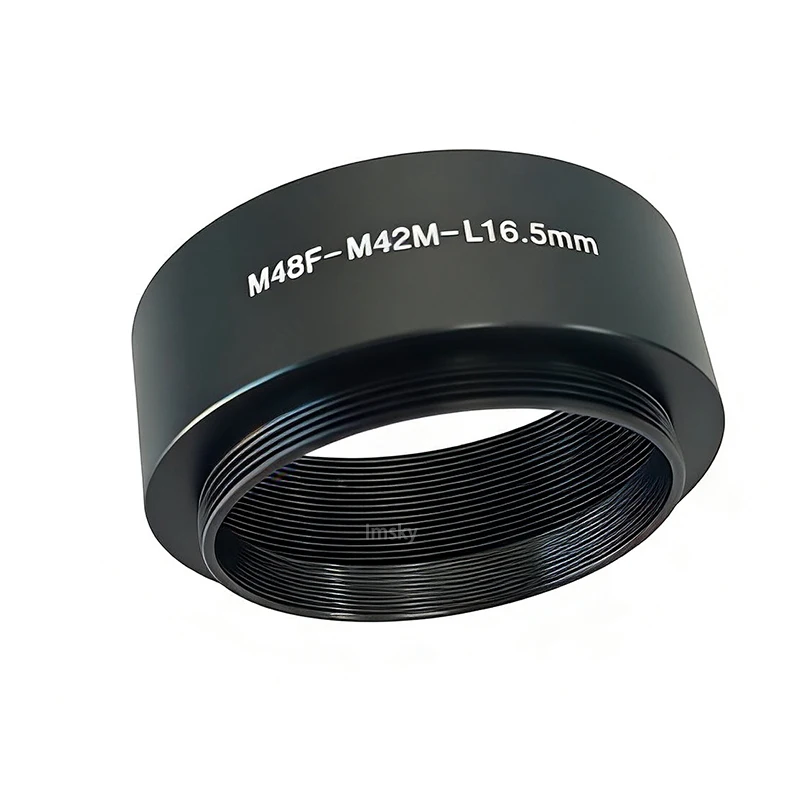 ZWO Astronomical Photography Male M42*0.75mm to Female M48*0.75mm Adapter Ring 16.5mm Extender For ZWO/QHY Cameras