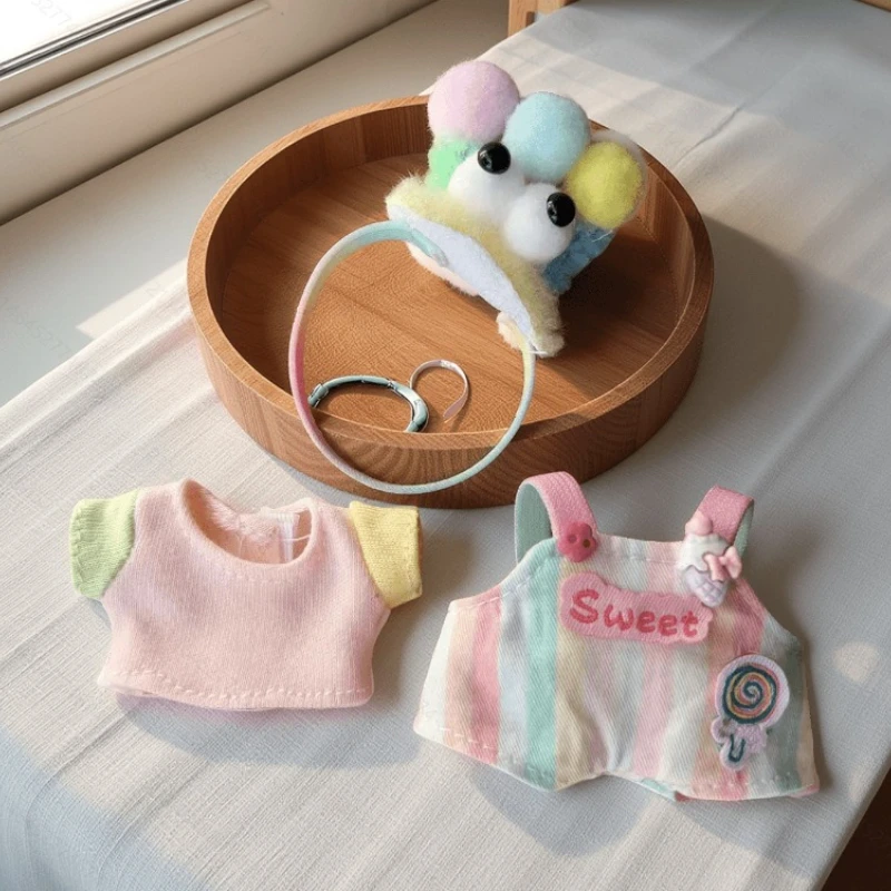 ملابس Labubu الجيل الرابع الملونة الجديدة الأكثر مبيعًا، ملابس لطيفة للغاية مع شخصية إكسسوارات الرأس #6