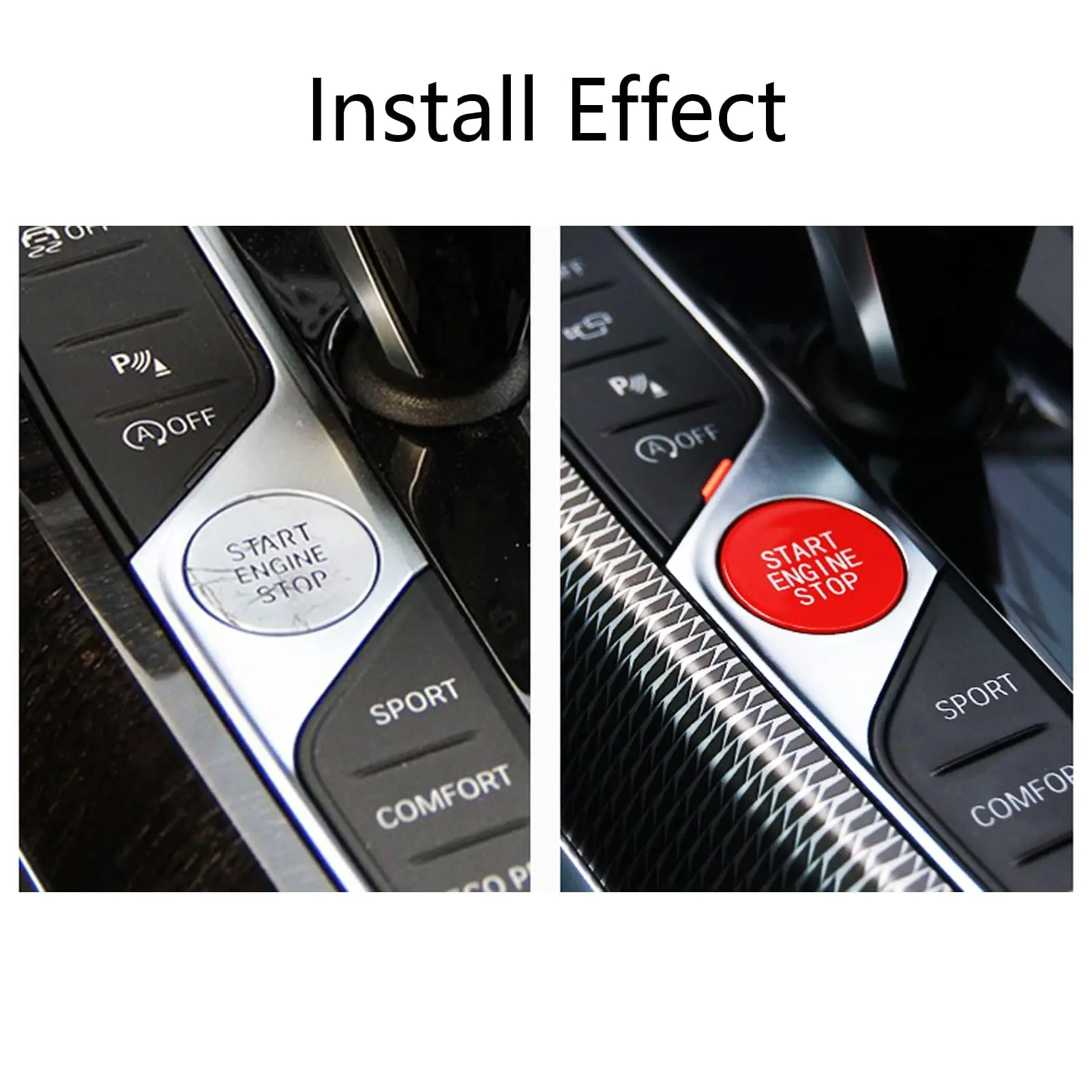 Car Engine Start Button Ignition Cover For BMW Z4 G29 G20 X5 G05 X7 G07 G14 G15 G16 X3 G01 F97 Stop Switch Accessories Styling