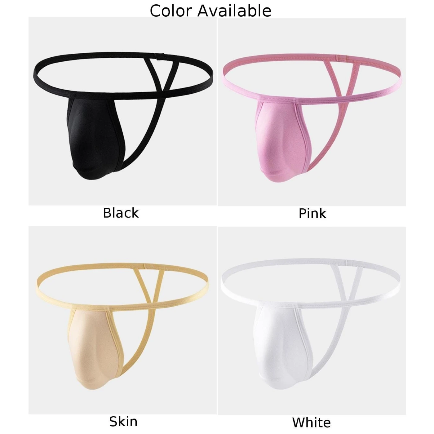 Backless G-string Thong Sexy Men Bulge Cup Pads Cup Push Up Cup Enhancing Men Underwear Panties T-Back U Convex Cock Pouch Brief