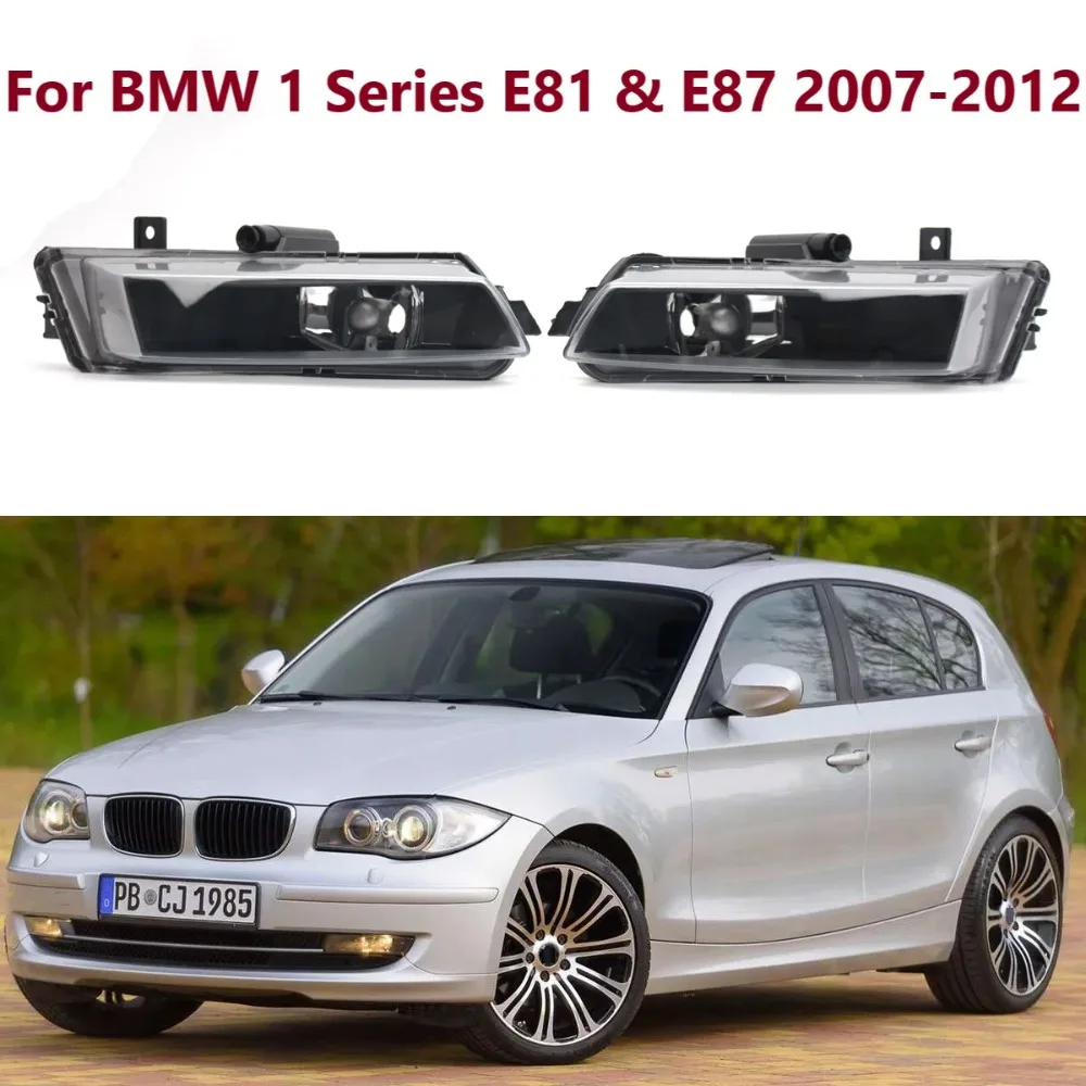 For BMW 1 Series E81 E87 2007-2012 63177181287 63177181288 Left & Right Car Front Bumper Fog Light Lamp Housing Without Bulbs