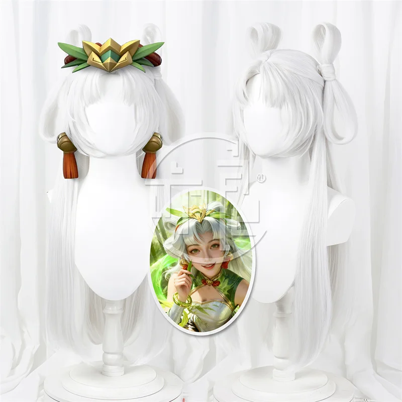 วิกผมคอสเพลย์ LOL Panda Pal Lux Luxanna  นางสาวแห่งความสว่าง  วิกผมสังเคราะห์ทนความร้อน สำหรับฮาโลวีน