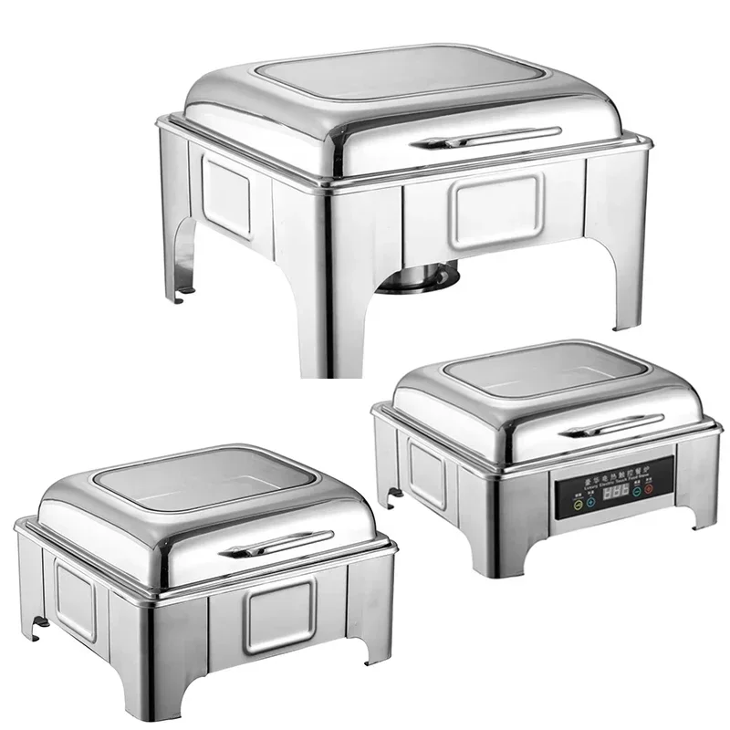 

Buffet Food Warmer Chafing Dish Buffet Set Luxury Electric Chafing Dish