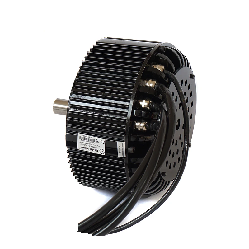 48V 72V 5kW 3700RPM Max 45n.M Compact Size High Power Brushless Electric Motor For Motorbike Golf Cart Electric Bicycle