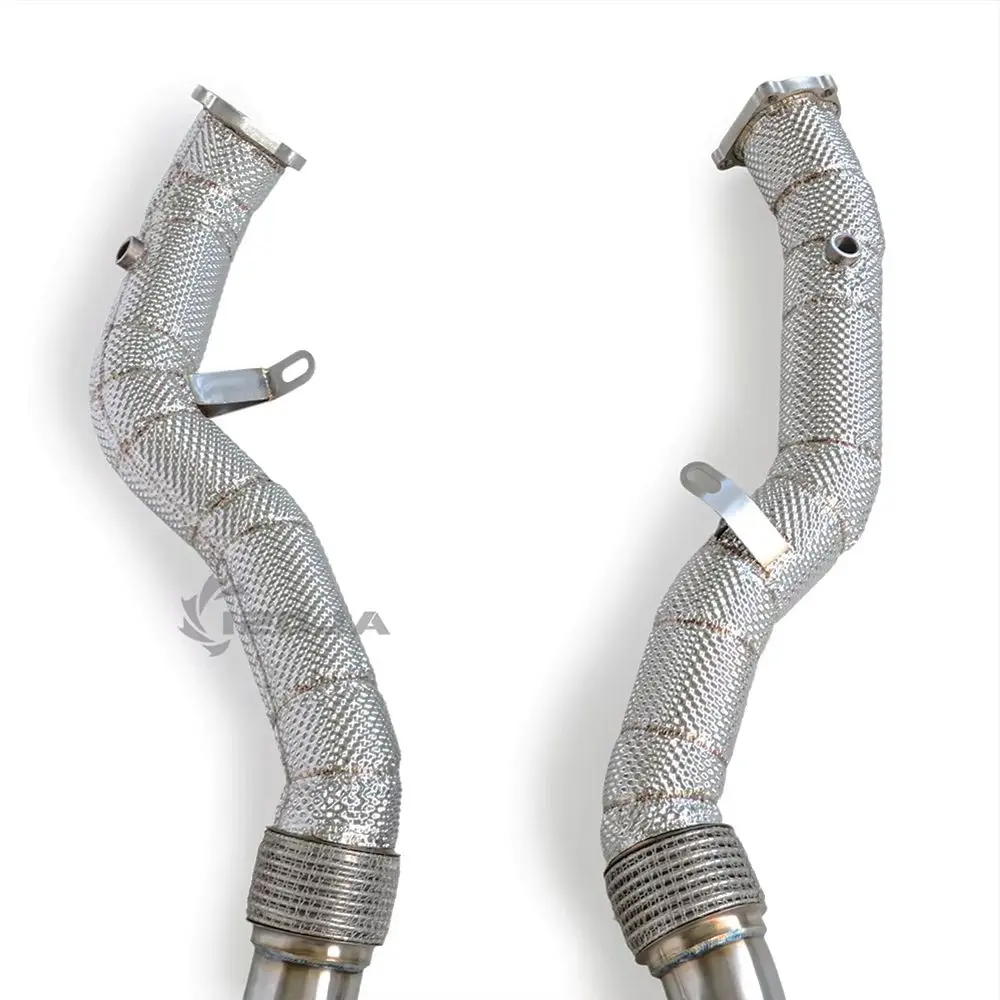 

Высококачественная выхлопная труба с улучшенной мощностью и изоляцией для Audi A6 S6 C6 5.0T 2007-2011