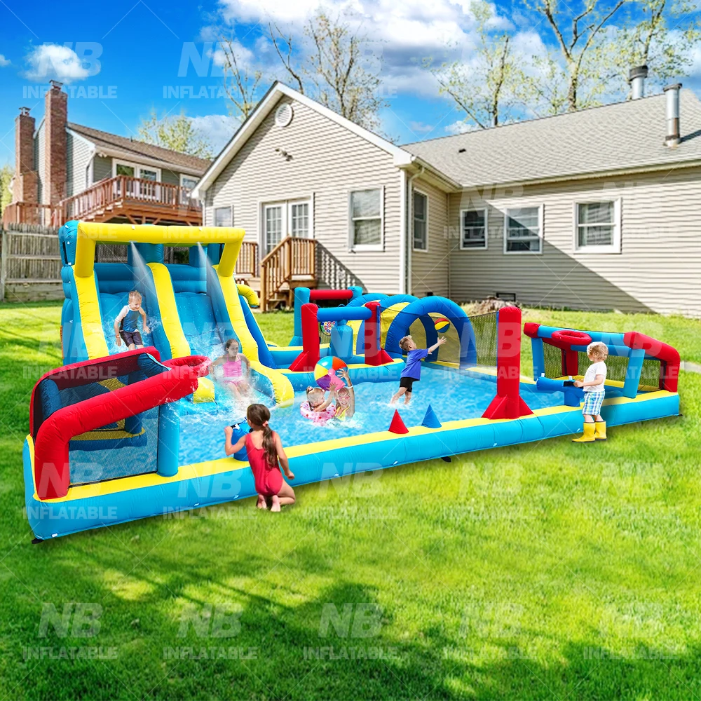 Inflatable Adult Bounce House Inflatable Castle Inflatable Jump Castle Bounce Trampoline with Slide - view 6