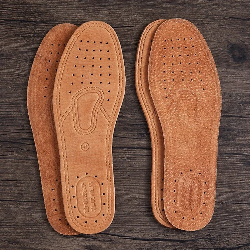 

Arch Insoles for Shoes Men Comfortable Deodorant Casual Leather Insole Flat Foot Shoe Pads for Plantar Fasciitis Shoe Cushion