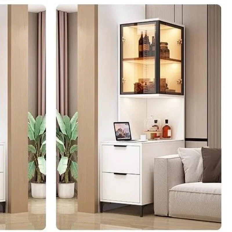 Sofa-Seitenschrank, Bücherregal mit Zugnaht