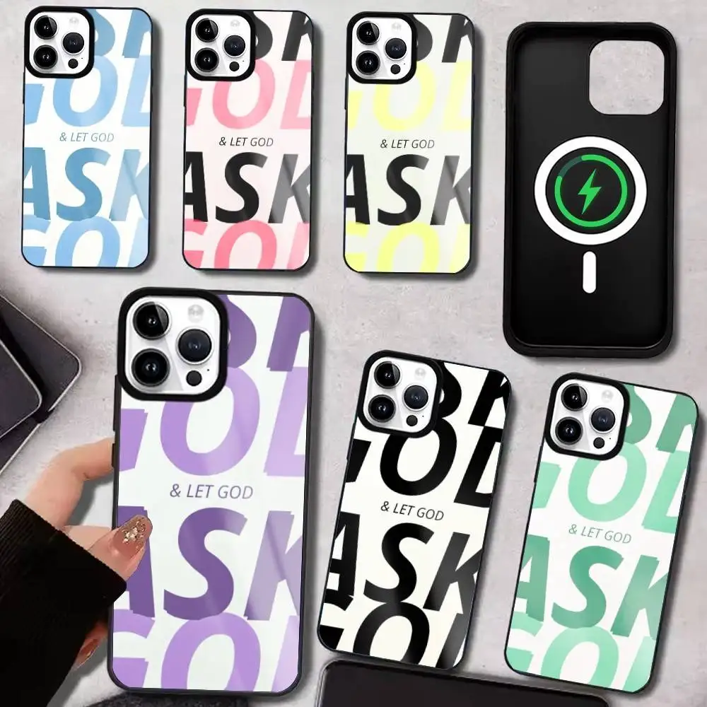 

Ask G-God and let Godn Phone Case For iPhone17,16,15,14,13,12,11 Plus,Pro Max For Magsafe Wireless Charging
