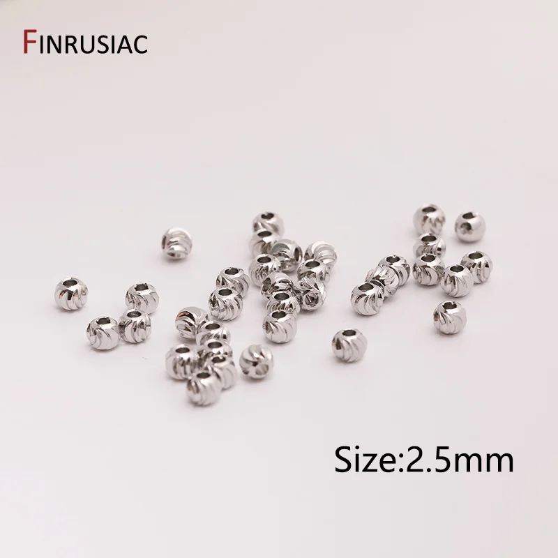 18K vergoldetes Messing, gestreift, geschliffene Blumenperlen, Abstandsperlen, Bulk-Handperlenmaterial, DIY-Zubehör für die Herstellung von Halsketten und Armbändern – Detail 22