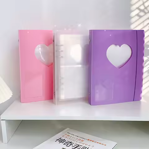 A5 Photocard Binder Album Kpop Card Binder A5 Cards Collect Book Kpop Photocard Holder Binder Background Paper 포토카드 바인더