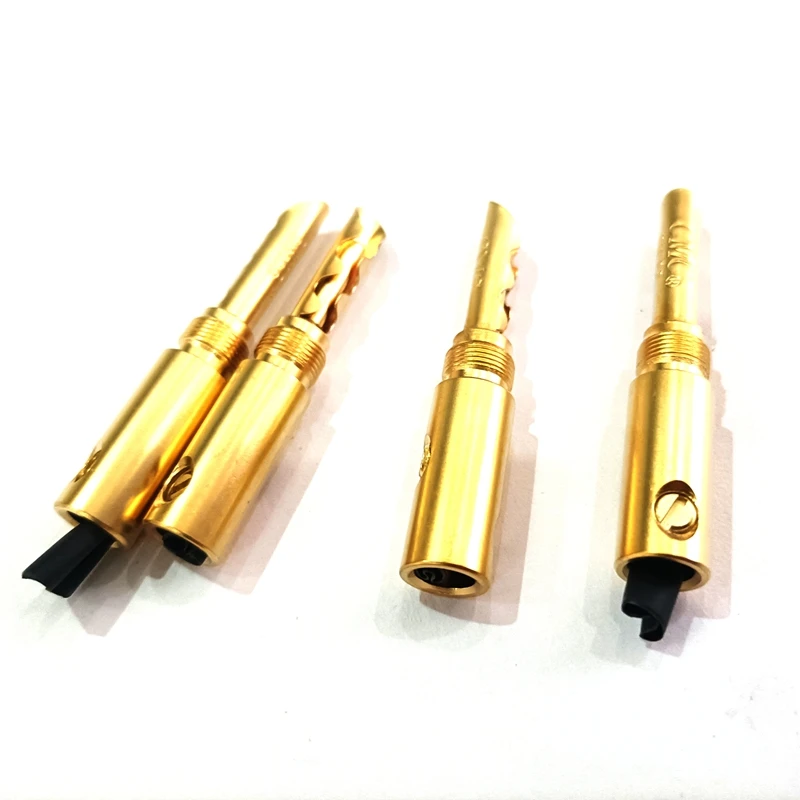 

HIFI DIY CMC Gold Plated Electrical Plugs 5mm Audio Jack Banana Plug Connector