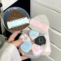 Everbab Mini Makeup Sponge Bow Skin Care Cream Blusher Powder Puff Compact Beauty Tools For Face And Body Makeup