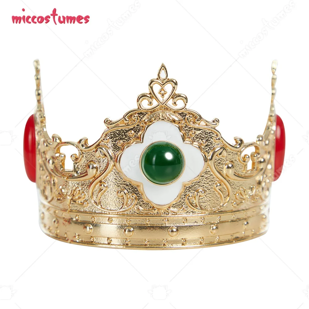 Miccostumes Prinzessin Cosplay Zubehör Metallkrone Cosplay Zubehör Prinzessin Krone für Prinzessin Cosplay Kostüm