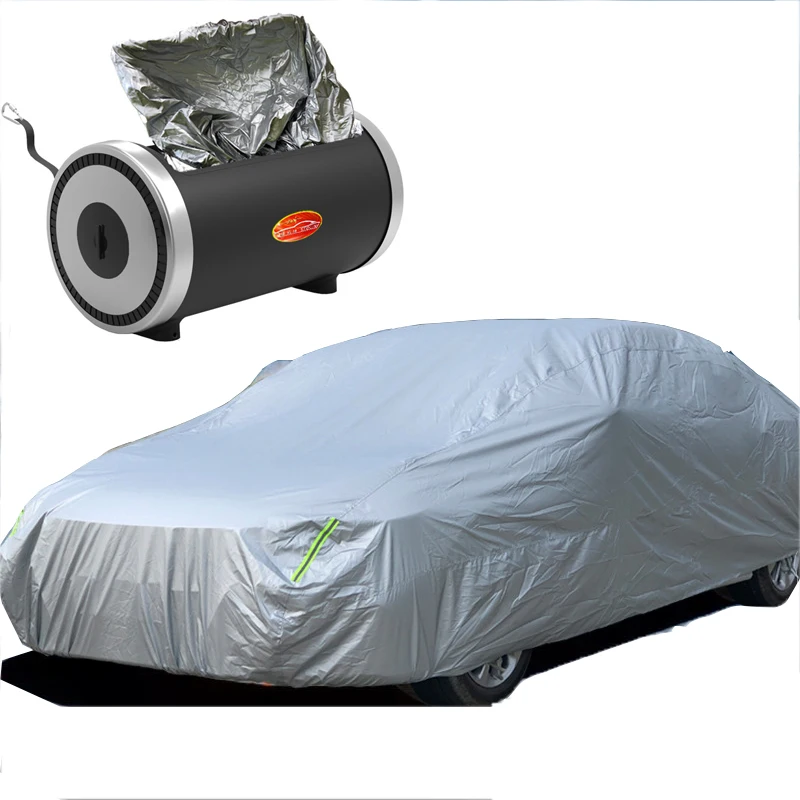 Anti-Uv Hail Aluminium Cotton Reflective Waterproof Protector Insulation Sun Shade Auto Tent Automatic Car Covers With Remote