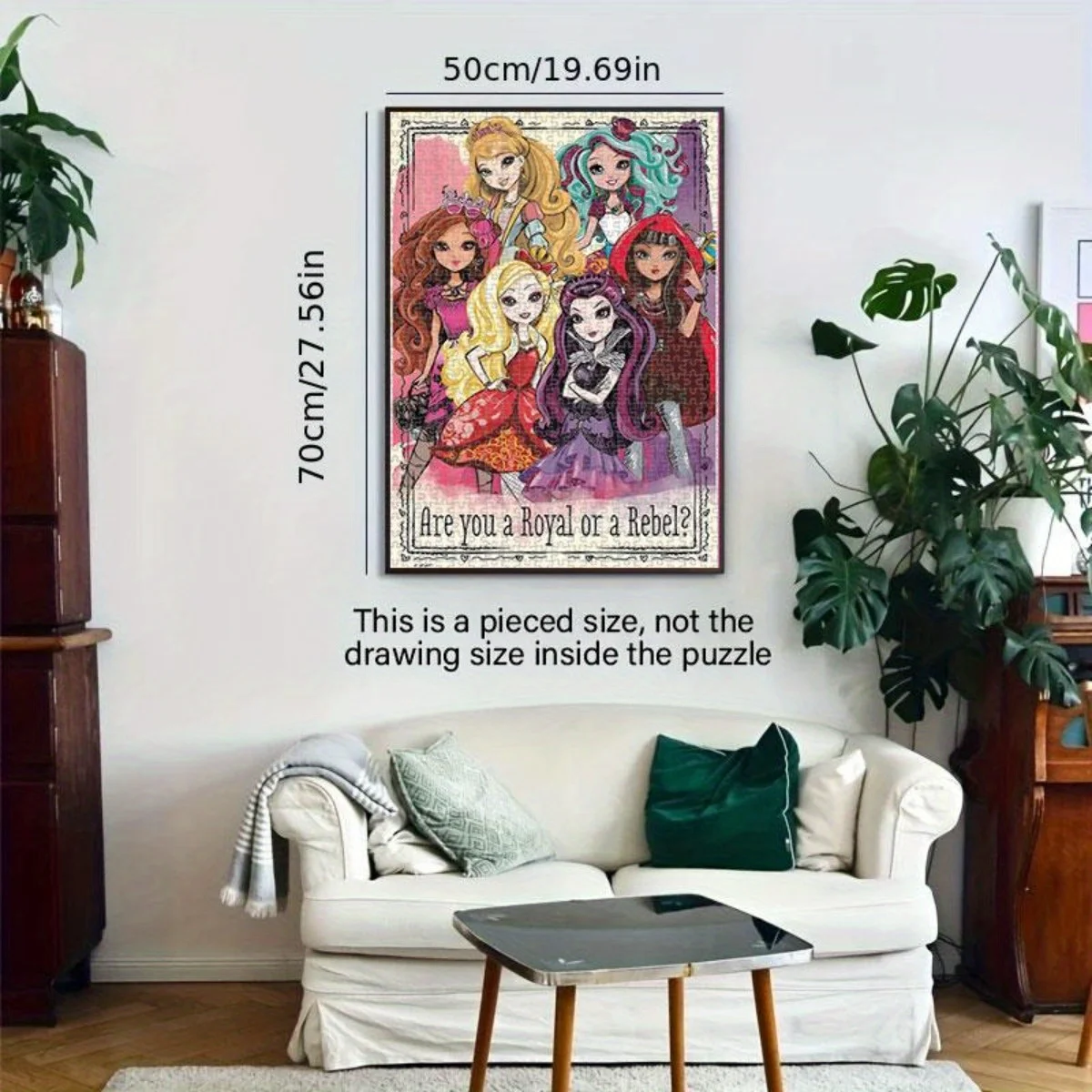 Ever After High 1000pcs Adult Puzzle - Princess Characters, Rebels, - Challenging Puzzle for Adults - Relax & Endurance Buildi