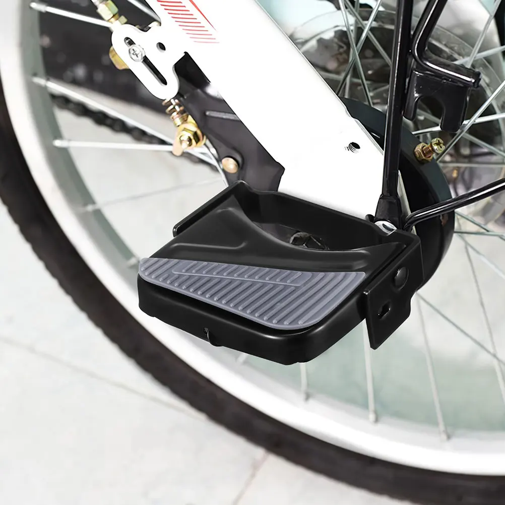 

Bike Pedals Heavy Duty Durable Aluminum Alloy Foldable Enlarged Foot Support for Mountain Road Cycling Rear Wheel