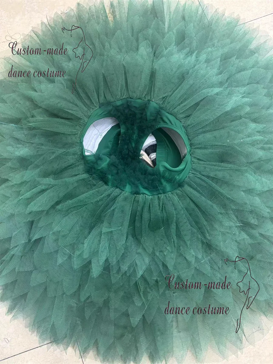 Jupe tutu de performance de Ballet vert Esmeralda Variations Pakita, personnalisée pour enfants et adultes, nouvelle collection 2024