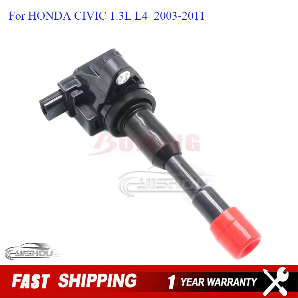 

Ignition Coil 30521-PWA-003 for HONDA CITY CIVIC 7 8 VII VIII JAZZ FIT 2 3 III 1.3L 2003-2011 Rear Exhaust Side Only 30521PWAS01