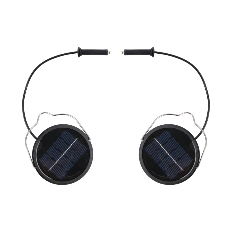THIVN-2Pack 600Mah Solar Lights Replacement Top For Outdoor Lantern Lights Waterproof For Garden, Yard,DIY Birthday Gifts