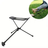 Portable Folding Footstool Chair-Ultra-Portable, Ergonomic, Foldable And Adjustable, Used For Camping, Beach And Outdoor