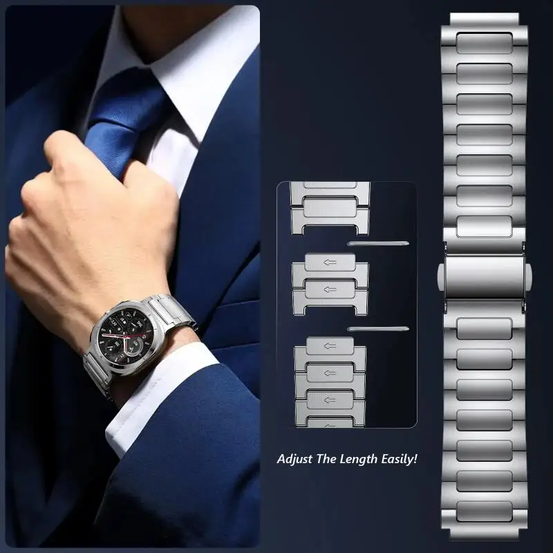 Stainless Steel Strap For Samsung Galaxy Watch Ultra 47mm No Gaps Replacement Bracelet For Samsung Galaxy Watch 7 Ultra 47mm image 6