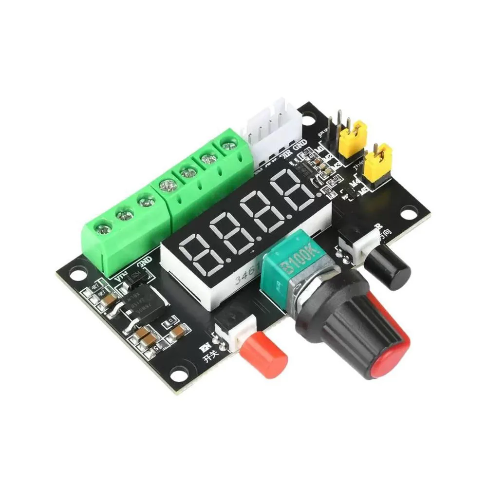 

12V/24V Stepper Motor Drive Moudle Motor Forward and Reverse Controller Motor Speed Regulation PWM Pulse Signal Generator Module