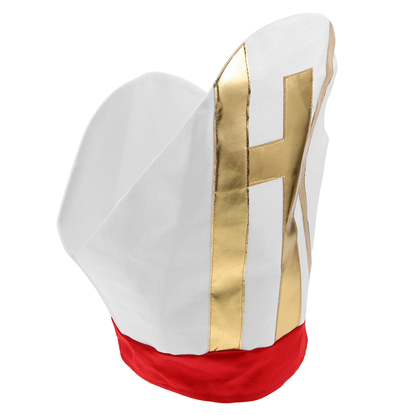 Kardinal-Kostümhut, bequeme Passform, leichte Mütze für Kinder, Urlaub, Rollenspiel, Kirche, Festzug, Cosplay-Zubehör