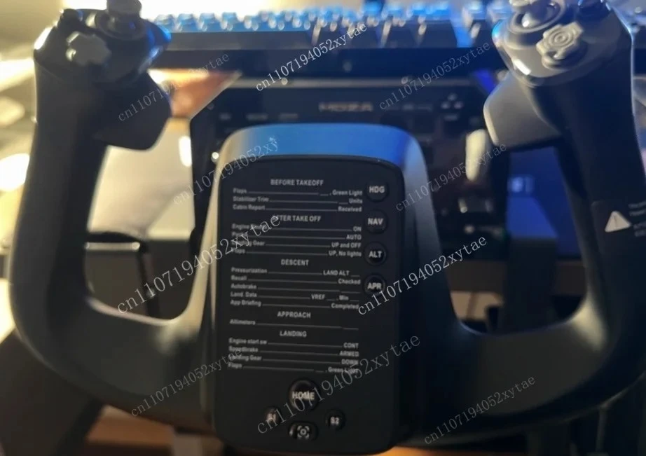 Multifunctional Flight Driving Steering Wheel Rocker AY210 Throttle Combined Force Feedback DCS Flight Simulation Equipment