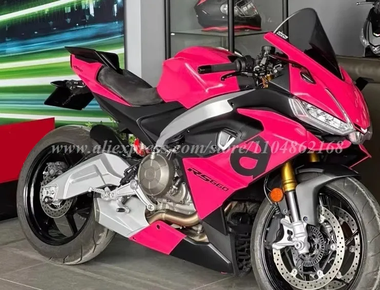 New ABS Motorcycle Fairings Kit Fit For Aprilia RS660 660 2020 2021 2022 2023 Bodywork Set Custom Red Black + Tank Cover