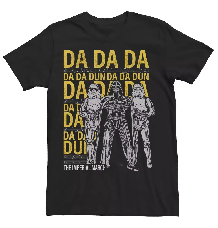 Kaus Lengan Pendek Pria Star Wars Musim Semi/Musim Panas, Pakaian Jalanan Fiksi Ilmiah, Longgar dan Pas, Hadiah Harian Sisi Gelap Kelas Atas