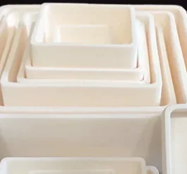 99 Alumina Crucible 80x10x10mm Boat Shape Corundum Ceramic Tray For Tube Furnace Lab Use