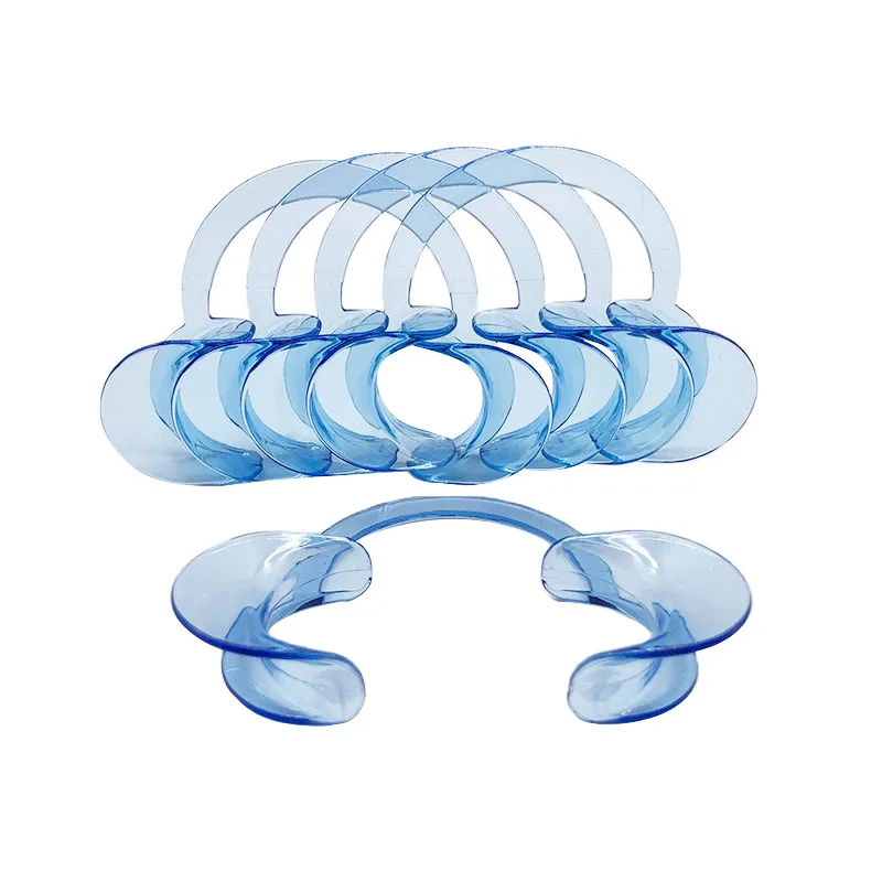 5pcs/Set Plastic C Shape Mouth Opener Mouth Gag Dental Orthodontic Tool Cheek Retractor Oral Clean - Image 2