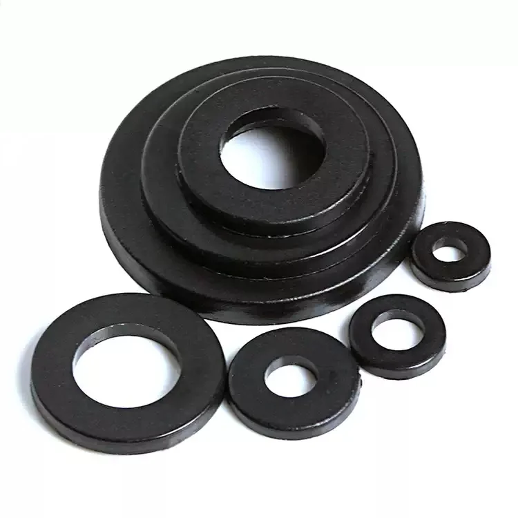 M5 M6 M8 M10 M12 -M24 Schwarze Kunststoff-Nylon-Unterlegscheiben Kunststoff-Isolationsdistanzstücke Dichtungen Nylon-Unterlegscheiben Flachdichtung 0,5/0,8/1/2/3mm – Detail 3