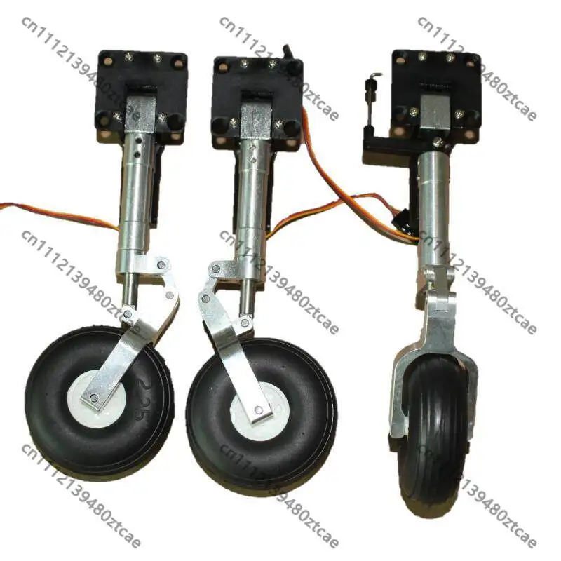 High Performance Single Wheel Shock Absorption Damping Landing Gear 125-215mm for 3-6kg Model Aircraft