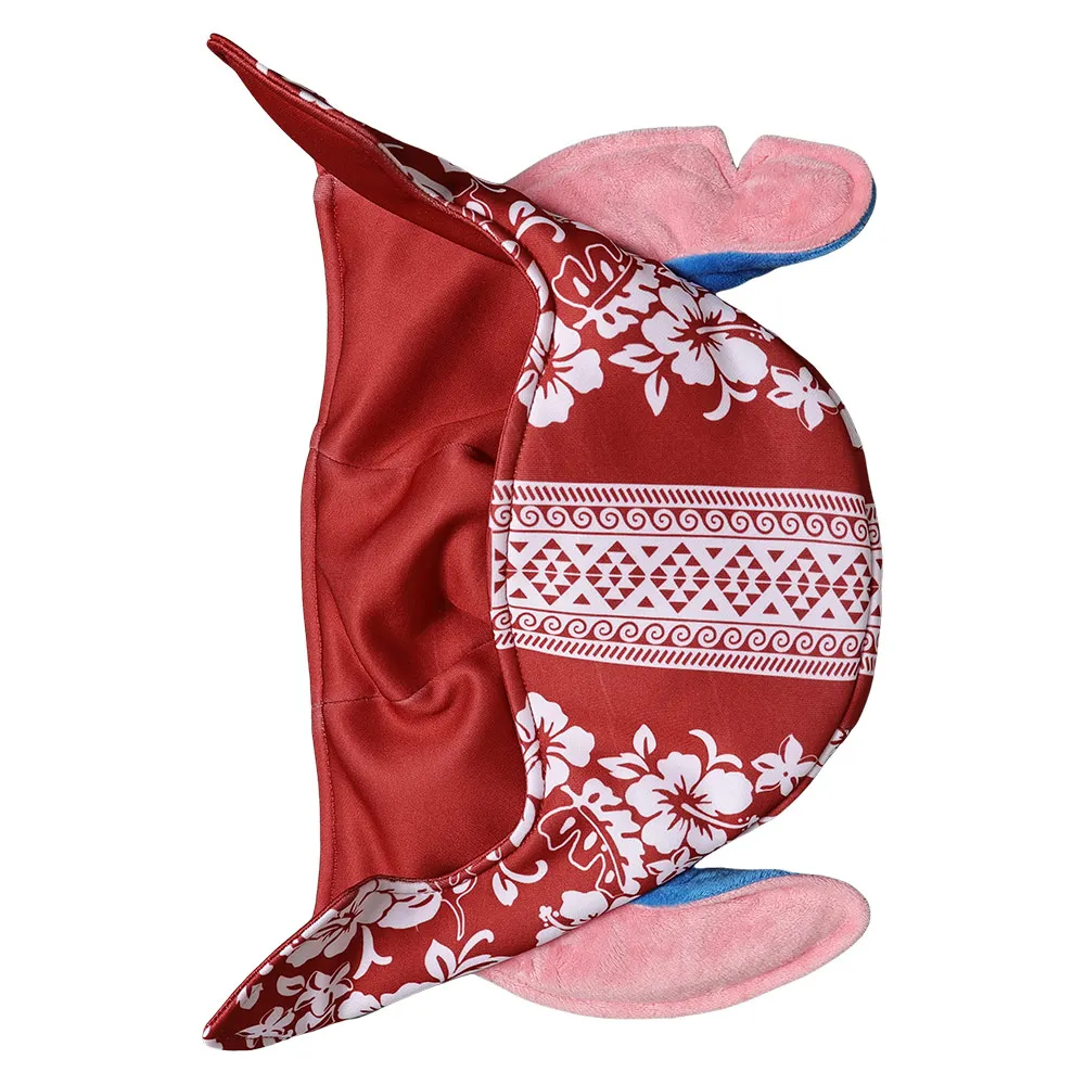 Cartoon Lilo Cosplay Stitch Clothing Accessories Hat Print Cartoon Roleplay Hallowmas Costume Party Carnival Role Play Prop