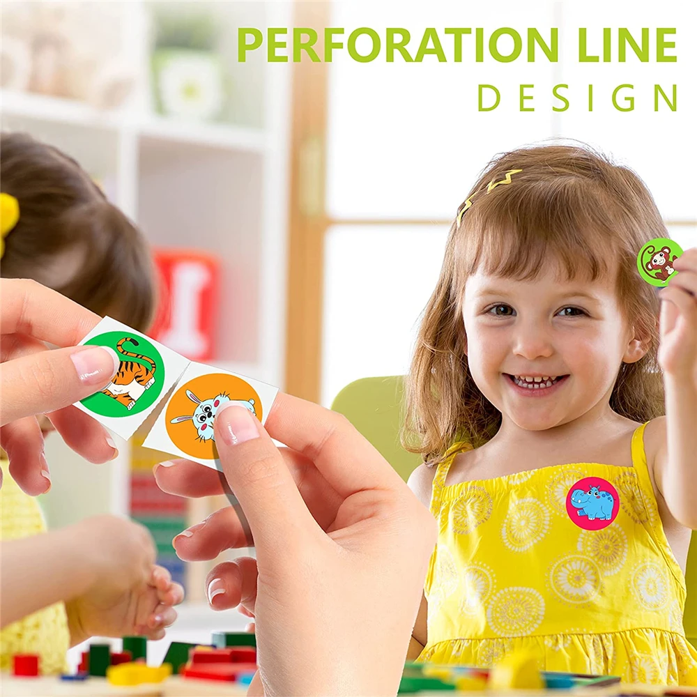 100〜500個の子供向けの報酬ステッカー,幼稚園の学校の教師向けのスクラッチゲーム,おもちゃ,動物,文房具,ステッカー