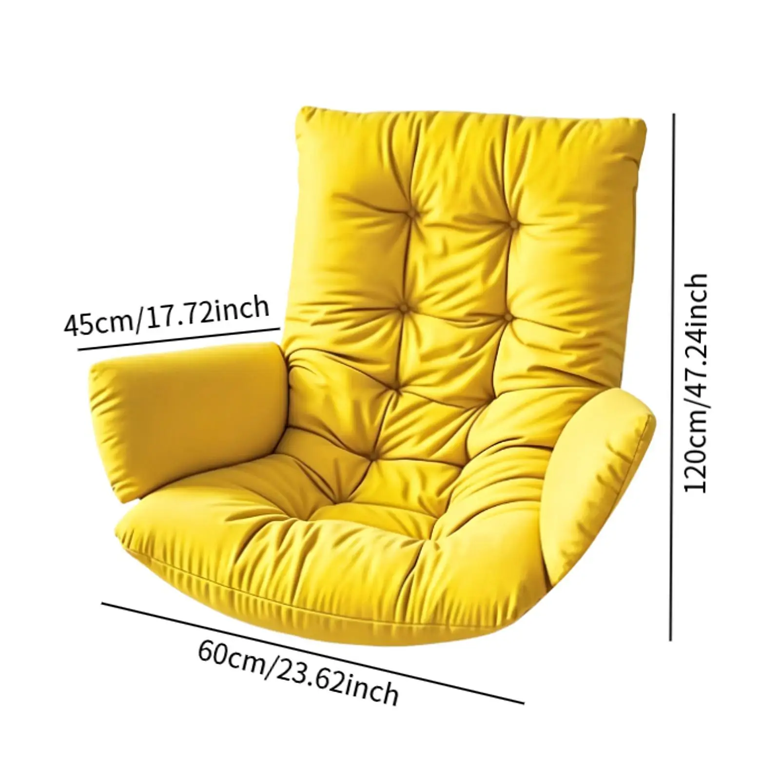 Garden Seating Furniture Hanging Chair Cushion Soft Pad for Patio Outdoor Basket Swing Lounge