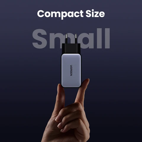 UGREEN 65 Вт GaN Зарядное устройство PPS PD 3.0 USB C Быстрое зарядное устройство Quick Charge 4.0 3.0 Для Macbook Ноутбук Планшет iPhone 17 15 15 Pro Samsung